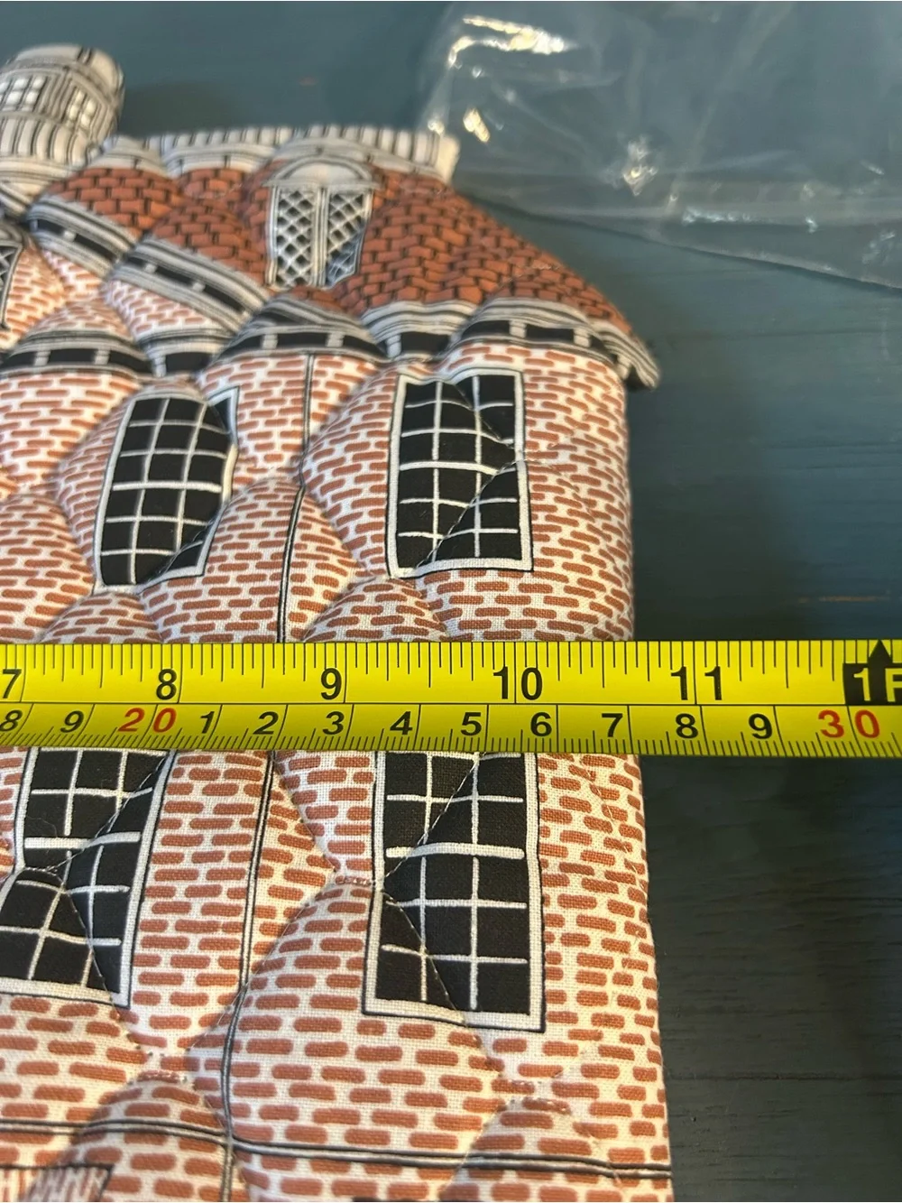 Frances Worters Vintage Tea Cozy Brick House, Made in England  | 100% Cotton NOS
